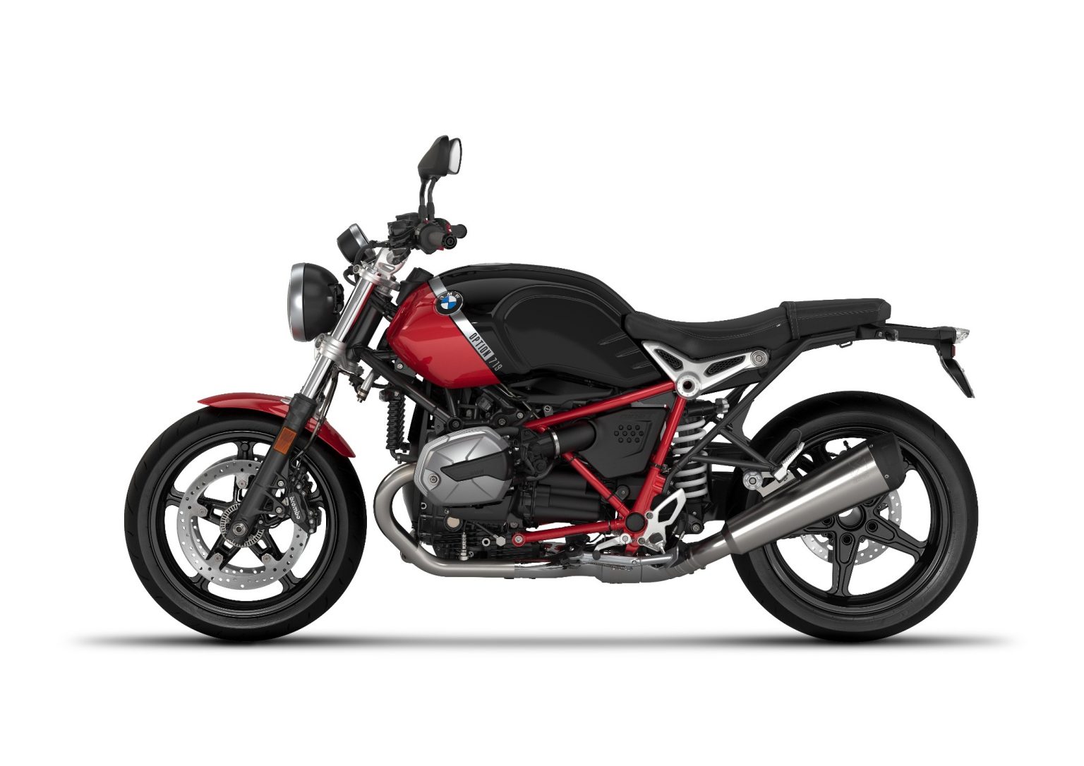 BMW R NINE T Pure, Option 719 blackstorm met./ Racingred uni – BMW